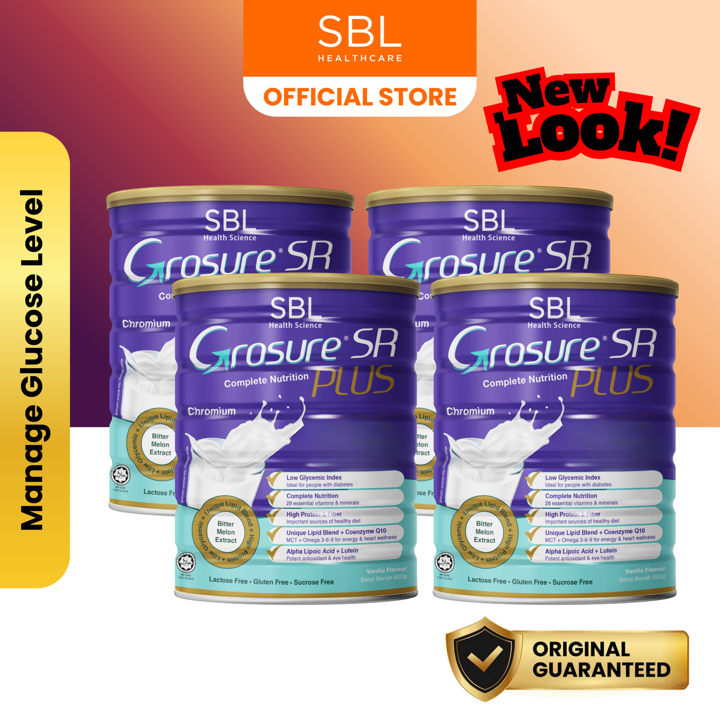 Grosure® SR Plus Complete Nutrition Vanilla
