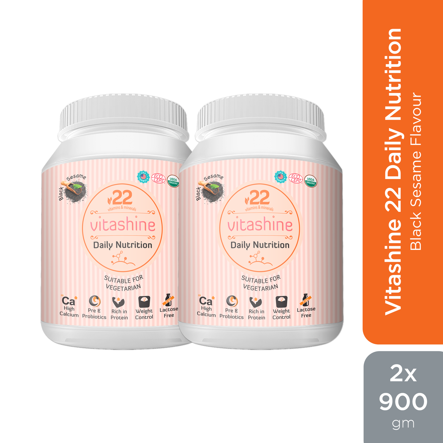 Vitashine® 22 Daily Nutrition Black Sesame (Plant Based)