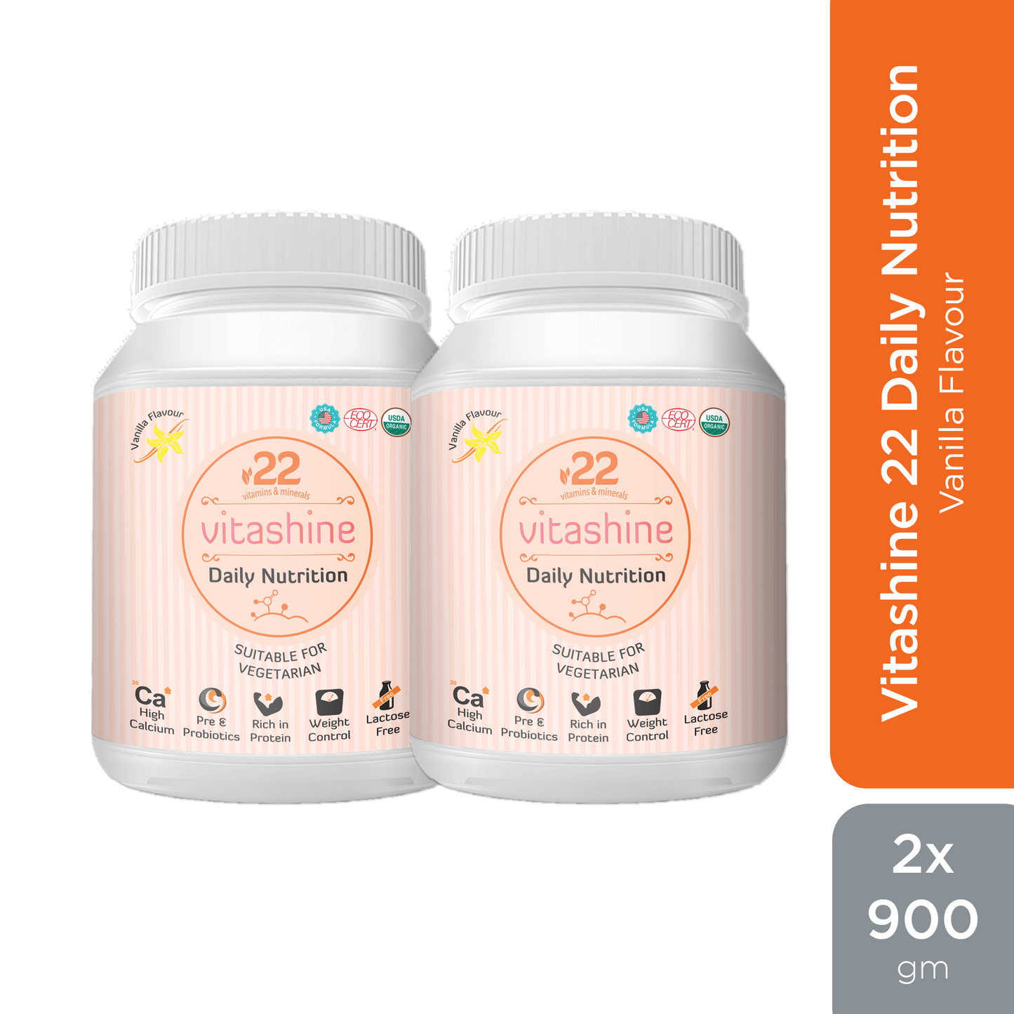 Vitashine® 22 Daily Nutrition Vanilla (Plant Based)