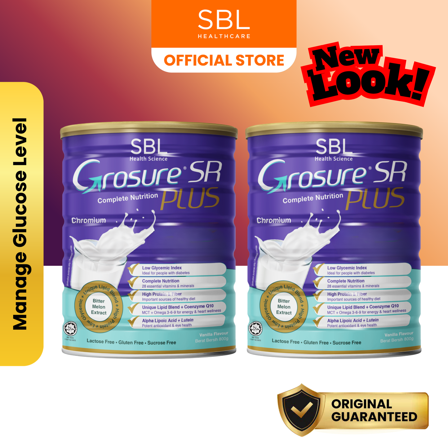 Grosure® SR Plus Complete Nutrition Vanilla